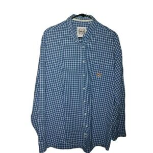 Cinch Shirt Mens XL Plaid Button-Dwn Lng Sleeve Western Cowboy Rodeo 100% Cotton